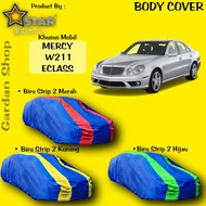 MERAH HIJAU MERCY W211 ECLASS Car Cover 2-Stripbiru with Red, Yellow, and Green Body Cover Combinati