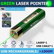 SmilingShark JG867 laser pointer ปากกาเลเซอร์ แบบพกพา สีแดง สีเขียว เลเซอร์ปากกาเลเซอร์ พอร์ตชาร์จ Android เลเซอร์แมว