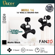 DEKA FIERO Fan FIERO TINY & VIVI 16 Inch 3 Blades 12 Speed DC Motor With Remote Control Ceiling Fan 