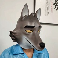 Big Bad Guy Bad Wolf League Headgear Wolf Tail Performance cosplay Selfie Play Anime Character Latex