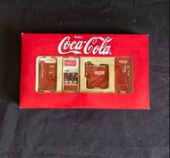 coca cola 可口可樂 冰箱貼 可樂 金屬冰箱貼 可樂機造型 擺件 收藏 一套4款 全新品