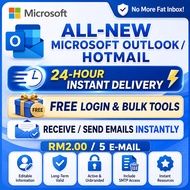 📬 Hotmail & Outlook E-Mail Bundle ✅ 5 Accounts RM2.00 ⚡ Instant Delivery