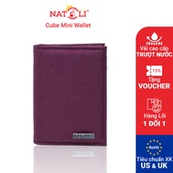Ví nữ cầm tay mini Cube Mini Wallet V6 chính hãng NATOLI bóp đựng tiền nhỏ gọn bỏ túi nhiều ngăn chố