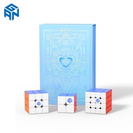 GAN แม่เหล็กลูกบาศก์กล่องของขวัญเริ่มต้นทั้งชุดของเรียบเด็กของขวัญของเล่นสำหรับการแข่งขัน ของขวัญปีใ