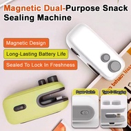 🔥Local Seller🔥Magnetic Dual-purpose Snack Sealing Machine / Small Household Mini Hand-operated Seali