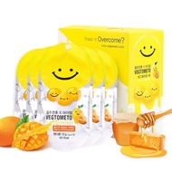 Box of 10 Packs of Korean Vegetoto Hangover Candy Mango Honey Flavor to Prevent Hangover Super Fast 