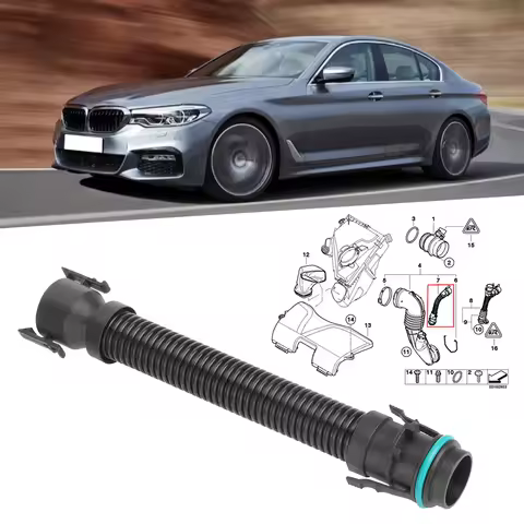 Car Turbo Air Filter Hose 13717803842 Fits For 1 3 4 5 6 7 X1 X3 X4 X5 X6 Series E8x E9x F3x F1x Mod