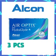 Alcon Air Optix Plus HydraGlyde Silicone Hydrogel Monthly Disposable Contact Lenses (3 pcs)