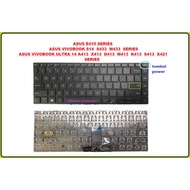 HITAM Kibot Keypad Laptop Keyboard Notebook Asus VivoBook S14 S433 S433e S433ea S433eq S433f S433fl S433j M433 M433i M433ia M433u M433ua Kibot Keypad Laptop Keyboard Notebook Asus E410 E410m E410ma E410mao E410k E410ka E410kao New Warranty Black Silver