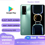 Pre-Owned Redmi K60E 67W Fast Charge NFC Supported Dimensity 8200 Budget 5G Phone Perfect Condition