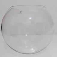 Luna Fish Bowl 12 Liter Aquarium Akuarium Bulat Kaca Toples Ikan Hias