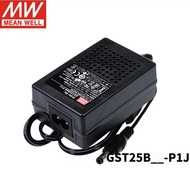 GST25B MEAN WELL P1J Power Adapter B05 B09 B07 / B12 / B18 / B24 / B48 GST25B MEAN WELL P1J Power Ad