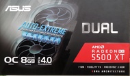 VGA (การ์ดจอ) ASUS DUAL RX 5500 XT O8G EVO - 8GB GDDR6 มือสอง