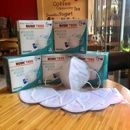 Combo 5 Hộp Khẩu Trang Bush TS-95 5 Lớp Chuẩn An Toàn | 5 Hộp = 50 cái Khẩu Trang