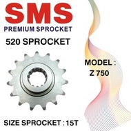 520 SMS SPROCKET KAWASAKI Z750 Z 750 SMS 520 SPROCKET ( FRONT ) SPROCKET DEPAN