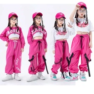 Dance Costume Hip Hop Outfit Sweet Pink Crop Top
