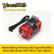 Yokomo Racing Performer DX2 Type-R Brushless Motor Red Version 15.5T (12.5 x 7.25 x 24mm RPM-D2155RR