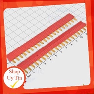 41FP-J1 Circuit Connector Comb Bar 20 Pole 36A 600VAC Red Giang Tech Hub