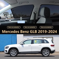 Magnetic Car Window Sunshade for Mercedes Benz GLB EQB 2019-2024 Car Window Cover Curtains Accessori
