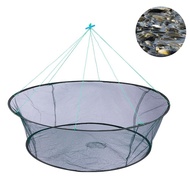 Loose Mouth Folding Drop Fishing Net Shrimp Catcher E7k4