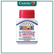 21ST CENTURY L-ARGININE 1000MG TABLET 30S