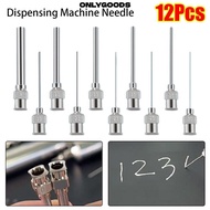 ONLYGOODS 12Pcs Dispensing|Needle, Stainless Steel Blunt Tip Industrial Glue Injection Needle,  25mm