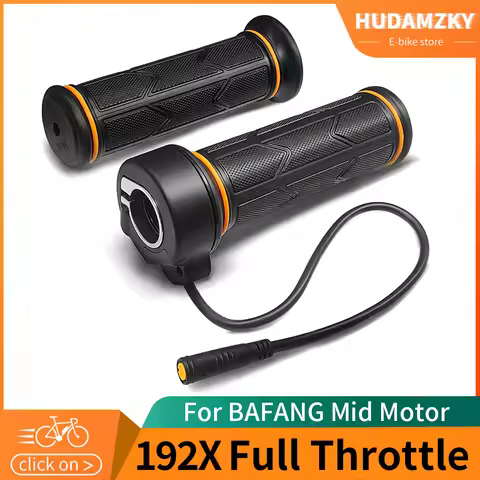 Ebike Twist 8FUN Throttle BAFANG 192 BBS01 BBS02 BBSHD Mid Drive Motor 3pin Female Waterproof Connec