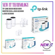 TP-Link Whole Home Mesh Wi-Fi Router System Deco X50 POE 4G 5G AX3000 | X60 AX3000 | X68 AX3600(1 Pa