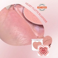 Heart Flutter Blusher, Warm Pink Shade, Naturally Tints From The Cheeks To The Bridge Of The Nose, L