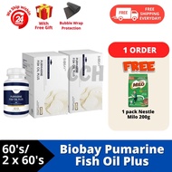 BIOBAY Purmarine Fish Oil Plus (60's/2 x 60's) [Free Gift]