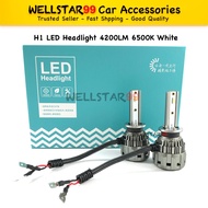 H1/H3 LED Headlight Headlamp Bulb 4200LM 6500K White