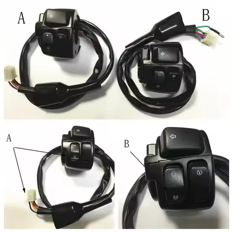 Right switch assy for Keeway Superlight K-Light 125 150 200 Bigboy 6 wires Plug since year 2012 with