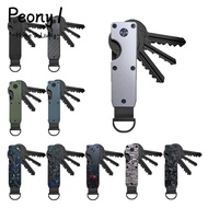 PEONY1 Key Organizer, with Screwdriver Holds 2-6 Keys Key  Holder, Innovative Minimalist Metal Keys 