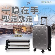 「現貨」美國 NEWEDO 超薄可折疊大容量萬向輪 20” 行李箱（可登機）