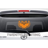 OWL CAR WINDOW STICKER CUTTING STICKER