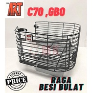 Bakul Raga BESI BULAT / Iron Wire Basket Honda C70 , C70z / GBO , GBOJ GBO-J