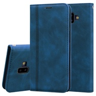 wholesale Leather Flip Case For Samsung Galaxy J6 Case Magnetic Wallet Phone Case For Samsung J6 Plu