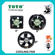 TOYO 4"/ 6"/ 8" Axial Fan with Ball Bearing Cooling Fan TM-120S1B-18W-A240D 18W/32W/44W