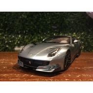 1/18 BBR Ferrari F12 TDF Grigio Titanio BBR182104 [MGM]