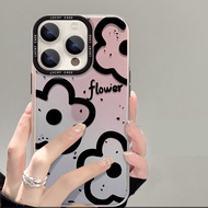 【สำหรับ OPPO】เคสโทรศัพท์กันกระแทกเลเซอร์ลายดอกไม้สำหรับ for  OPPO A76 96 74 95 F19 4G A5S 7 12 A57 77S A54 A53 33 32 2020 A5A9 A3SA12E A31 A8 A17K A16S A15S