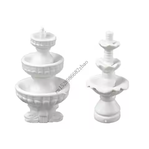 Miniature Fountain Dollhouses Accessories Mini Fountain Faery Garden Decorations H7EA