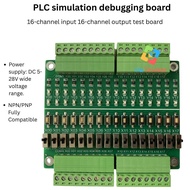 PLC Debutgging Simulation Board 16 Channel I/O Test Board 16 Inputs/Output NPN PNP Output Toggle Swi