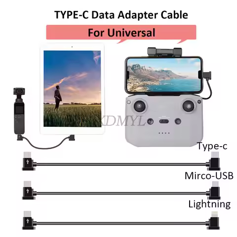 Type C Tablet Data For DJI Neo/FPV/Avata 2/Mavic 3 Pro//Mini 4 Pro/4K/Air 3S/Flip/Mini 5 Pro Data Ad