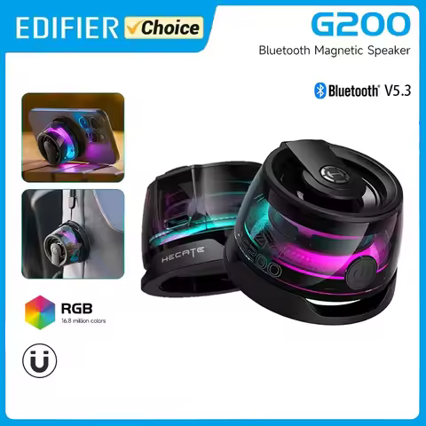 Edifier Portable Bluetooth Speaker HECATE G200 RGB Lighting Magnetic Speaker BT5.3 Mini Sound Box 7 