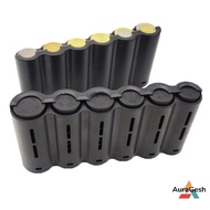 [AuraGesh] Portable 6 Slot Euro Coin Storage Dispenser Euro Coins Holder Collector With Spring For H