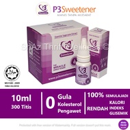 P3 SWEETENER Liquid Drop Pemanis Semulajadi Alternatif Gula Rendah Kalori - 10ml