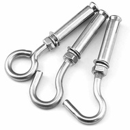 6E3X304Stainless Steel Expansion Screws with Rings Expansion Bolts Ceiling Expansion Hooks M6M8M10M1