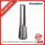 EuropAce Intelligent Air Purifying DC Bladeless Fan | Dual HEPA13 Filter | EBFZ10GM | EBF Z10GM (8 Y