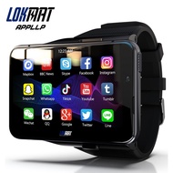 LOKMAT APPLLP MAX 4G WiFi Smart Watch Men Dual Camera Video Calls Android Watch Phone Heart Rate Monitor 4G+64G Game