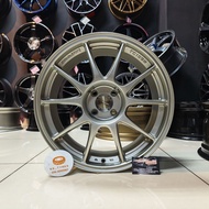 [1PC] New Sport Rim 17inch TC105N 17X8JJ ET38 4H100 TITANIUM